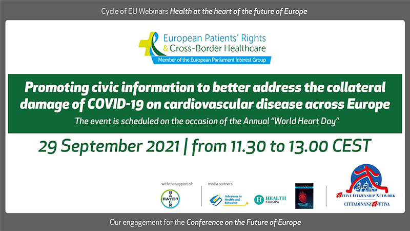 COVID 19 e malattie cardiovascolari in UE partecipa